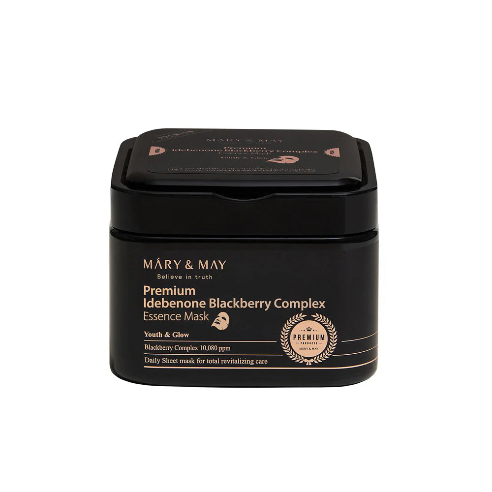 Mary&May Premium Idebenone Blackberry Complex Essence Mask (20 Sheets)