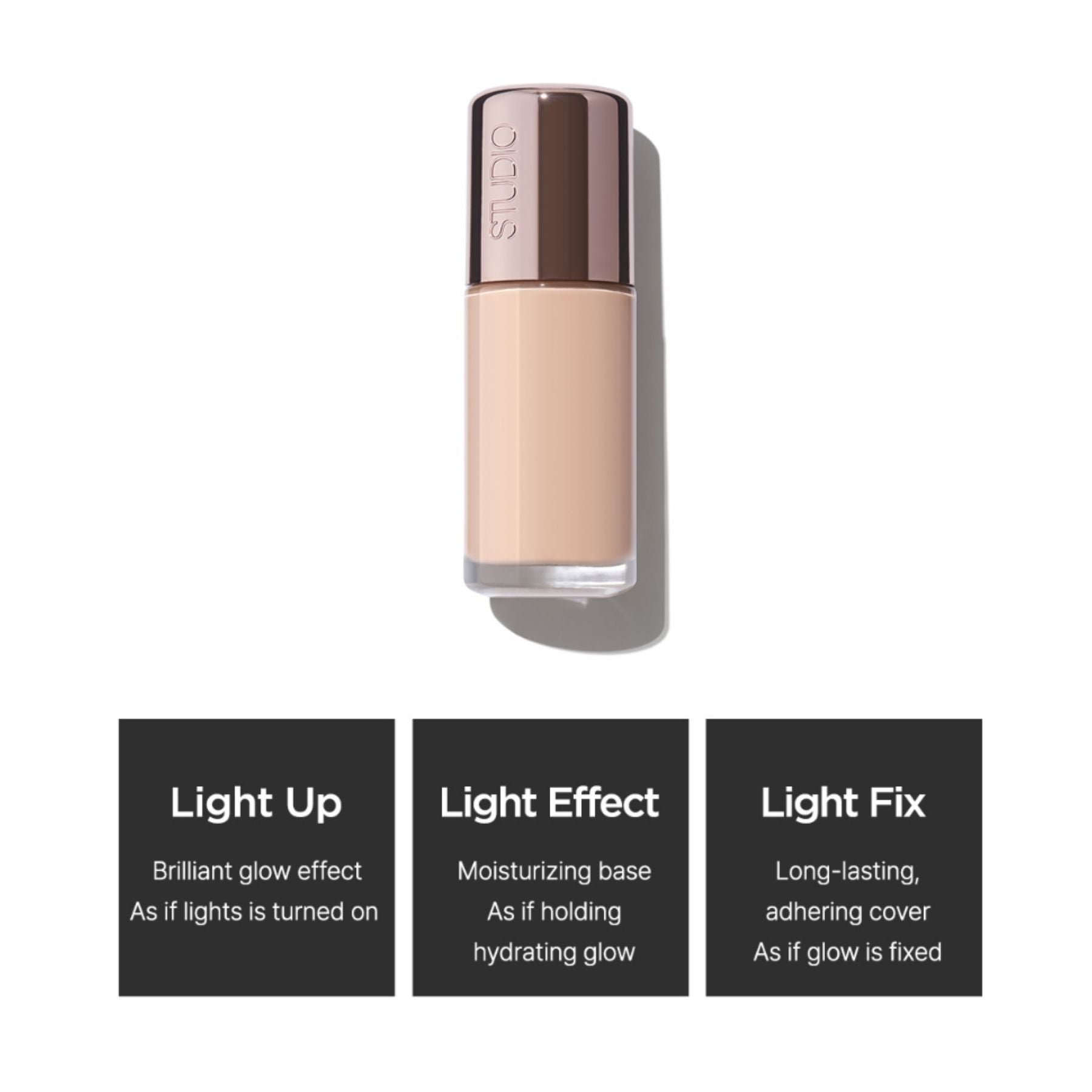 The Saem Studio Glow Radiant Finish Foundation SPF35 PA+++ C21 – 10 mL