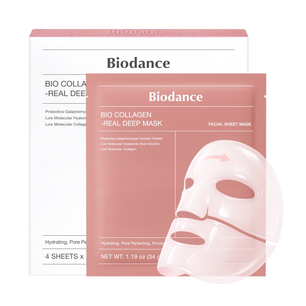 Biodance Bio-Collagen Real Deep Mask, 34 g x 4 Sheets