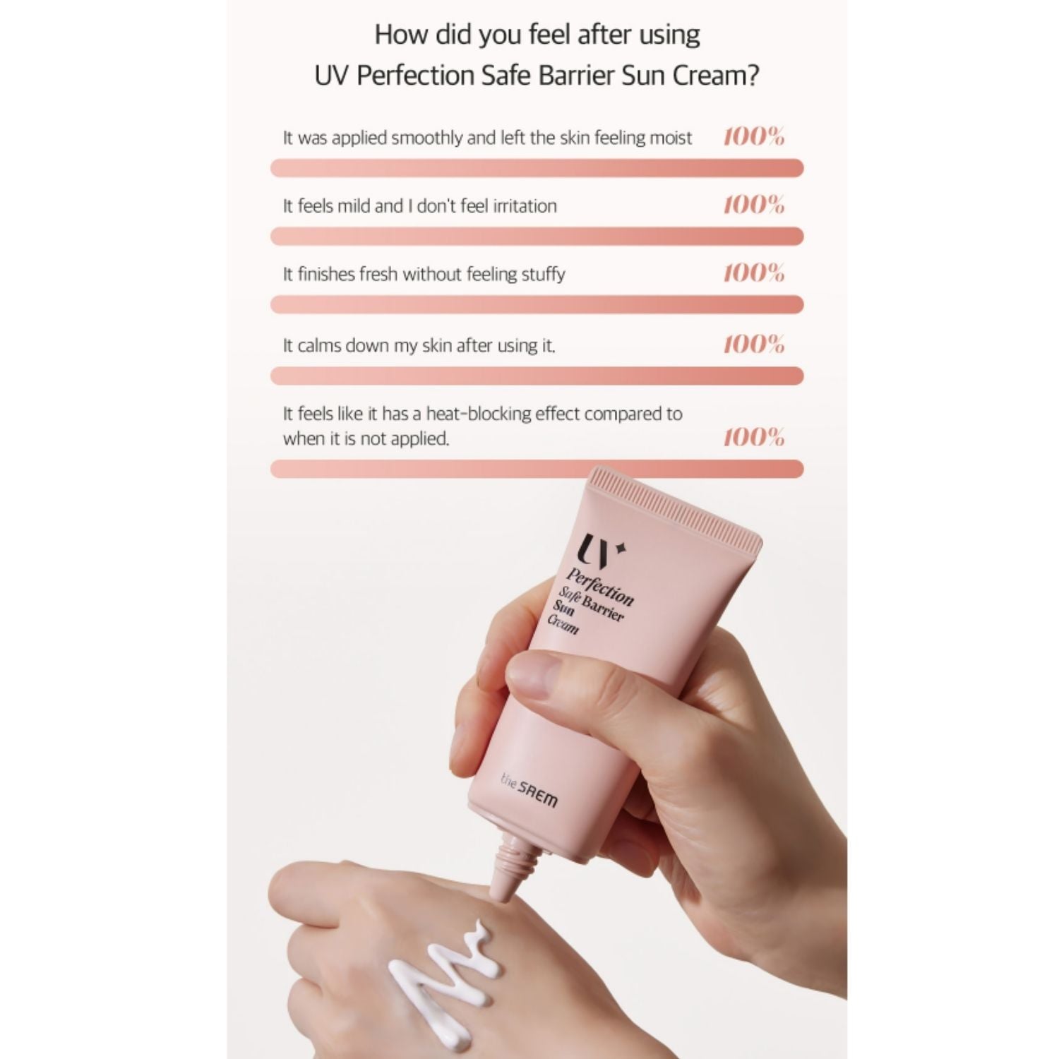 The Saem UV Perfection Safe Barrier Mineral Sunscreen SPF50+ PA++++ (2-Pack)