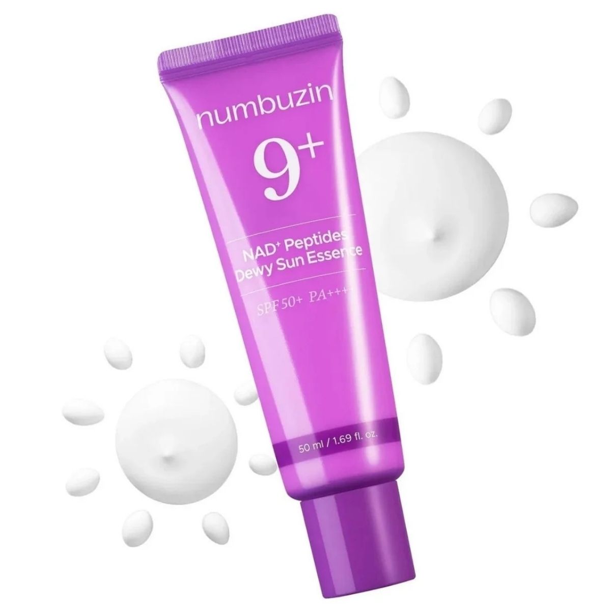 Numbuzin No.9 NAD+ 9 Peptides Dewy Sun Essence SPF50+ PA++++, 50 ml - Numbuzin K-Beauty view 4