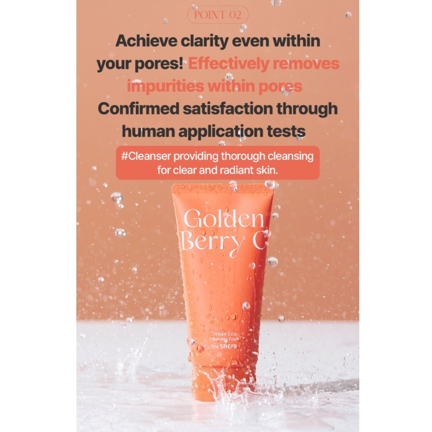 The Saem Urban Eco Golden Berry C Cleansing Foam – Brightening Face Wash 150ml