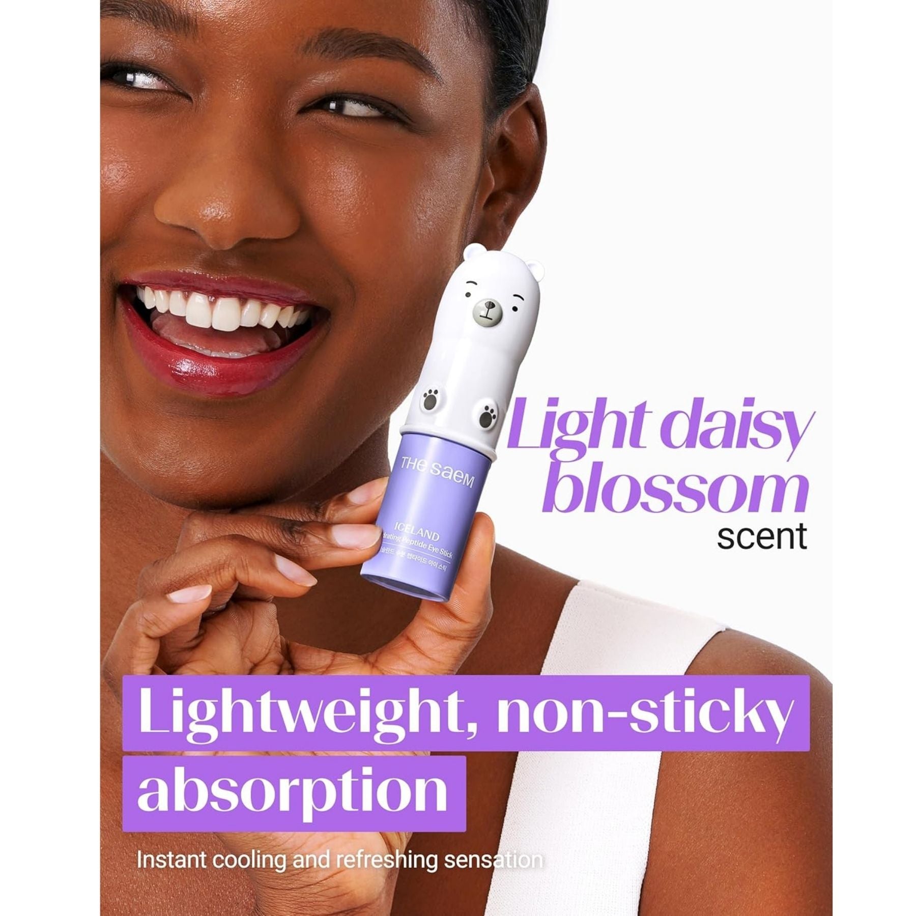 The Saem Iceland Hydrating Peptide Eye Stick – Multi-Use Peptide Moisture Balm 7g