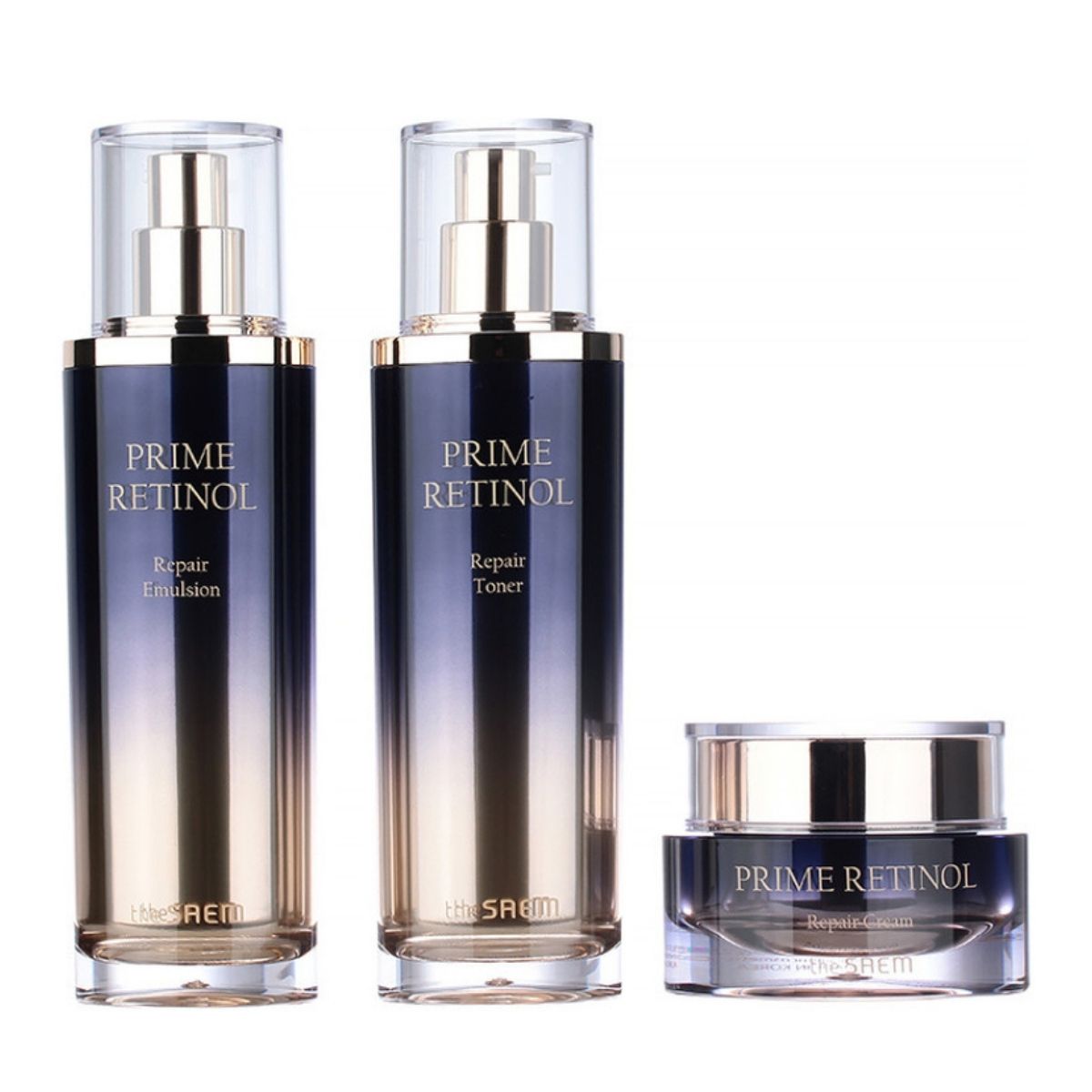 The Saem Prime Retinol 3-Piece Anti-Aging Set with Retinol & Bakuchiol