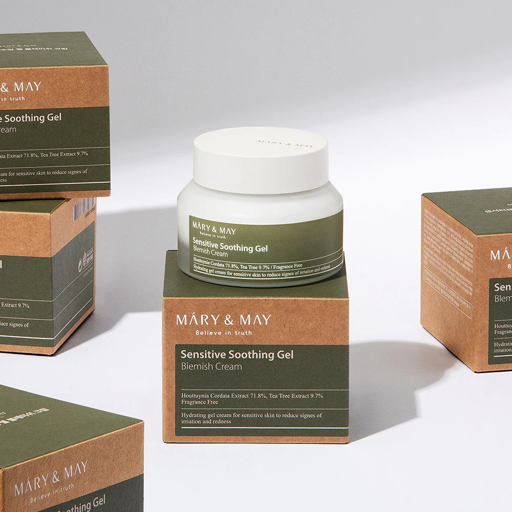Mary&May Sensitive Soothing Gel Blemish Cream, 70g