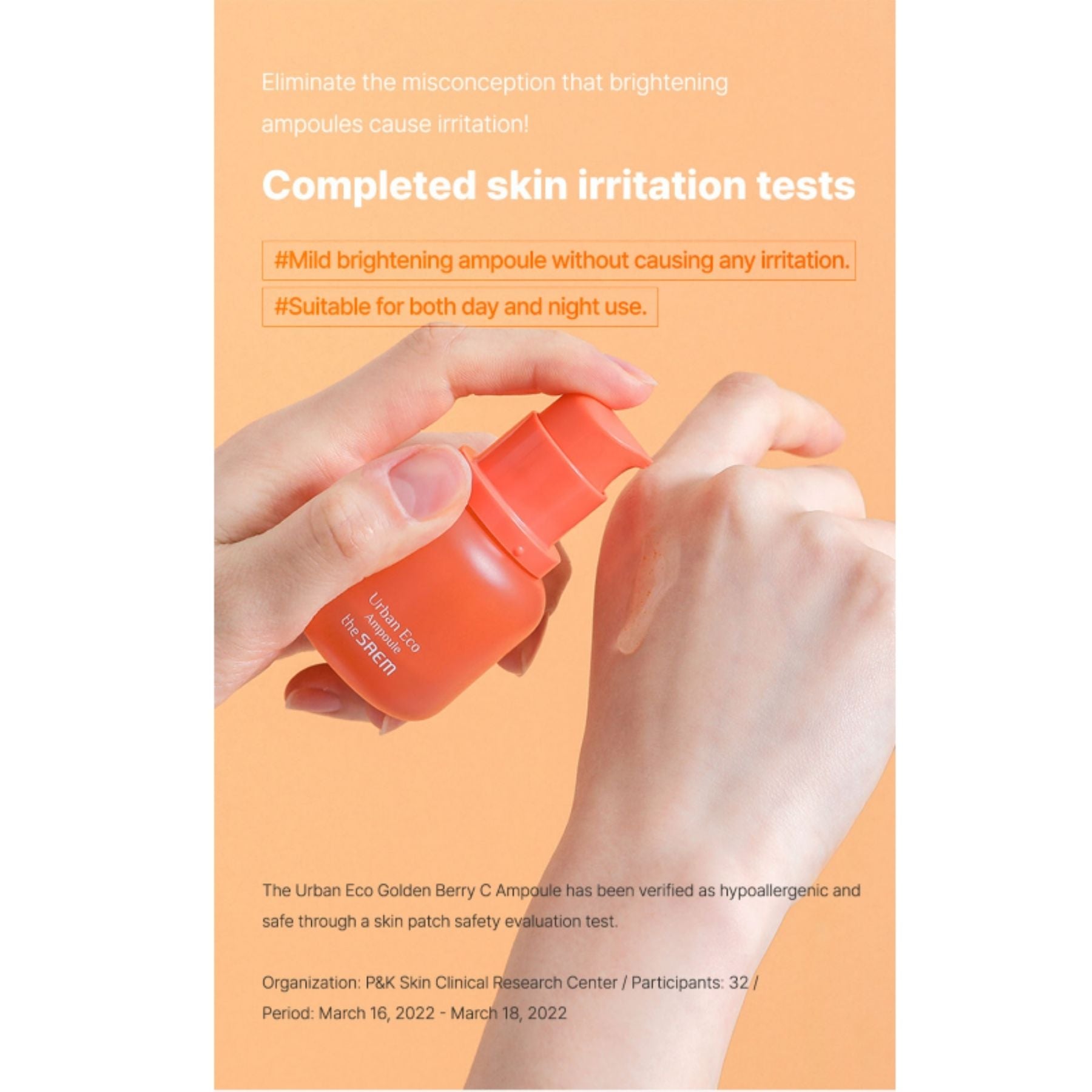 The Saem Urban Eco Golden Berry C Ampoule – Vitamin C Brightening Serum 50ml