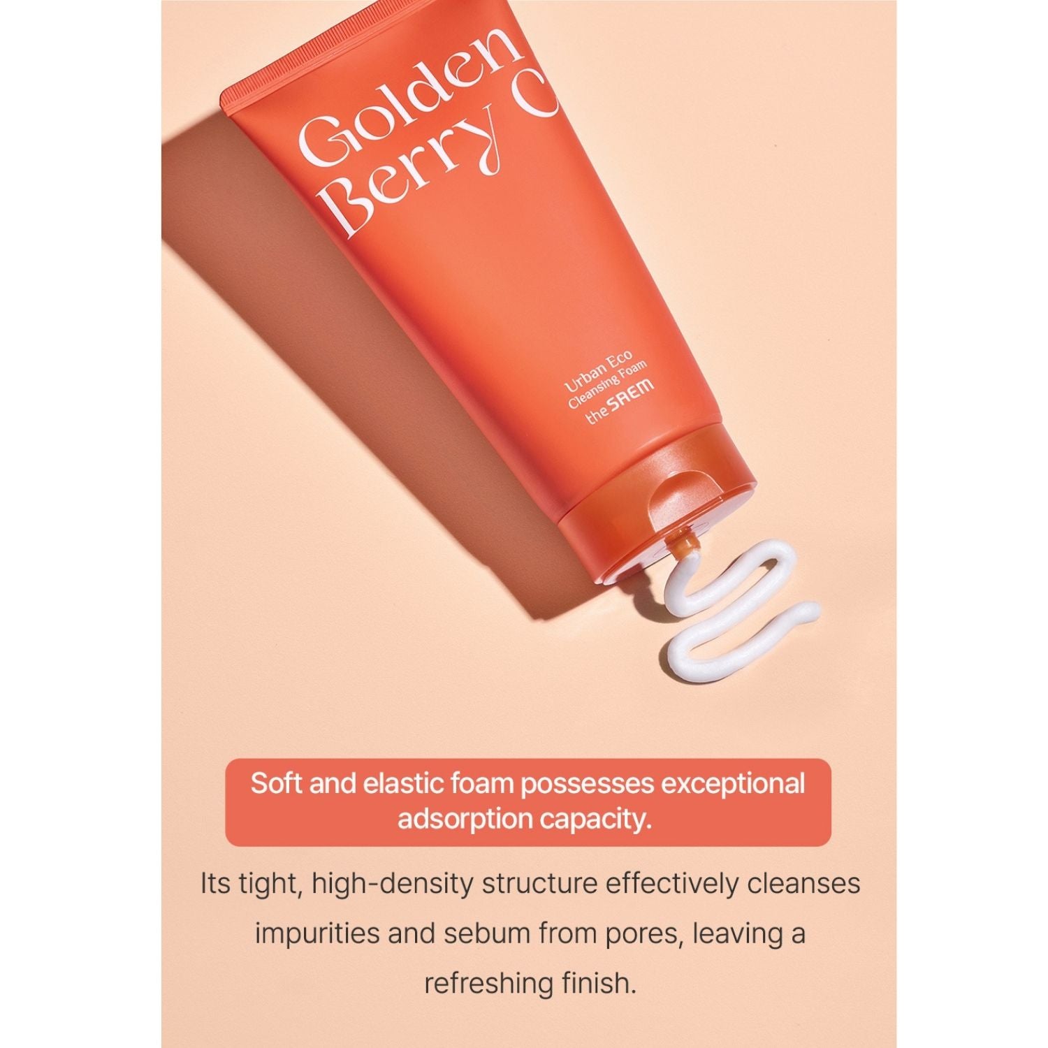 The Saem Urban Eco Golden Berry C Cleansing Foam – Brightening Face Wash 150ml