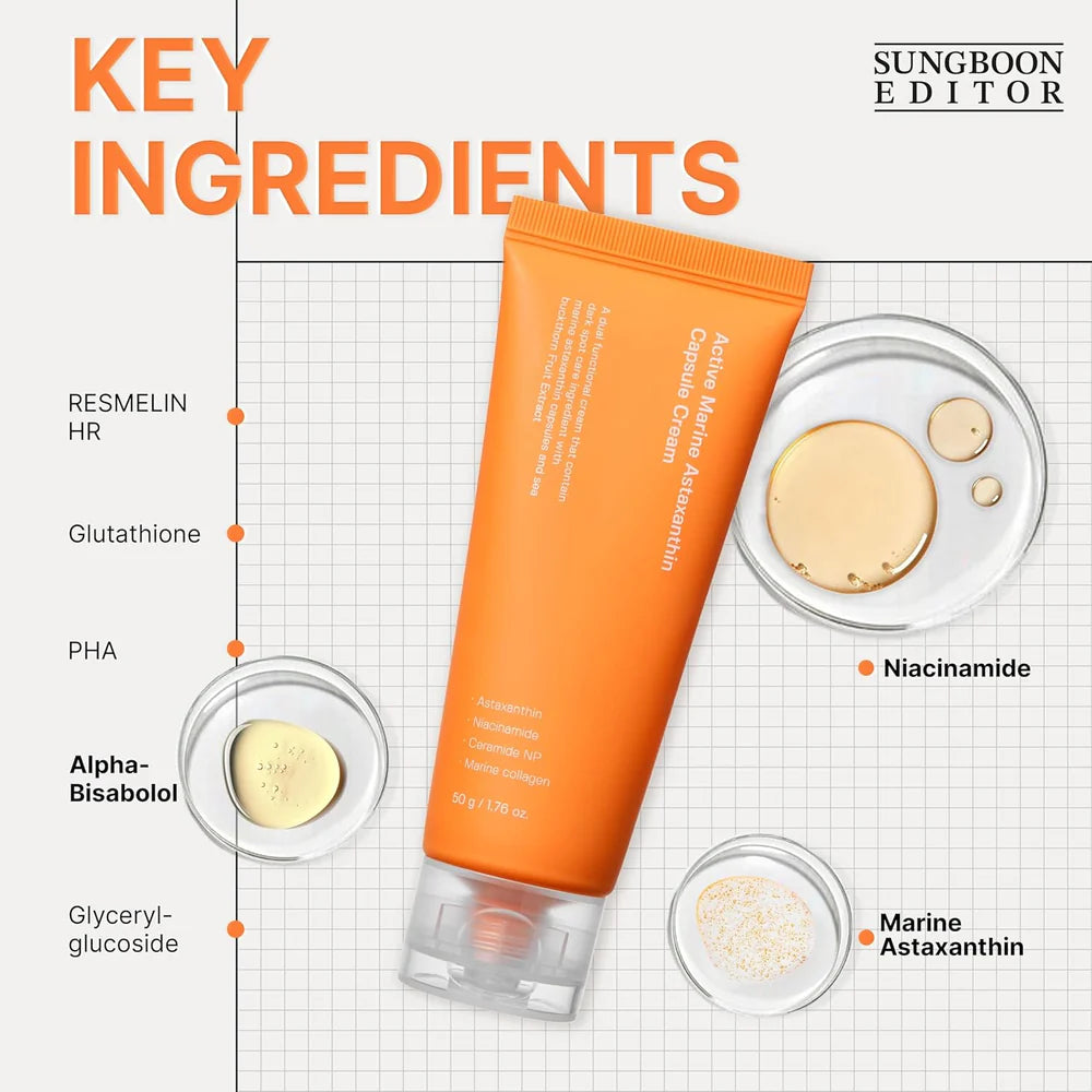 Sungboon Editor Active Marine Astaxanthin Capsule Cream 50ml