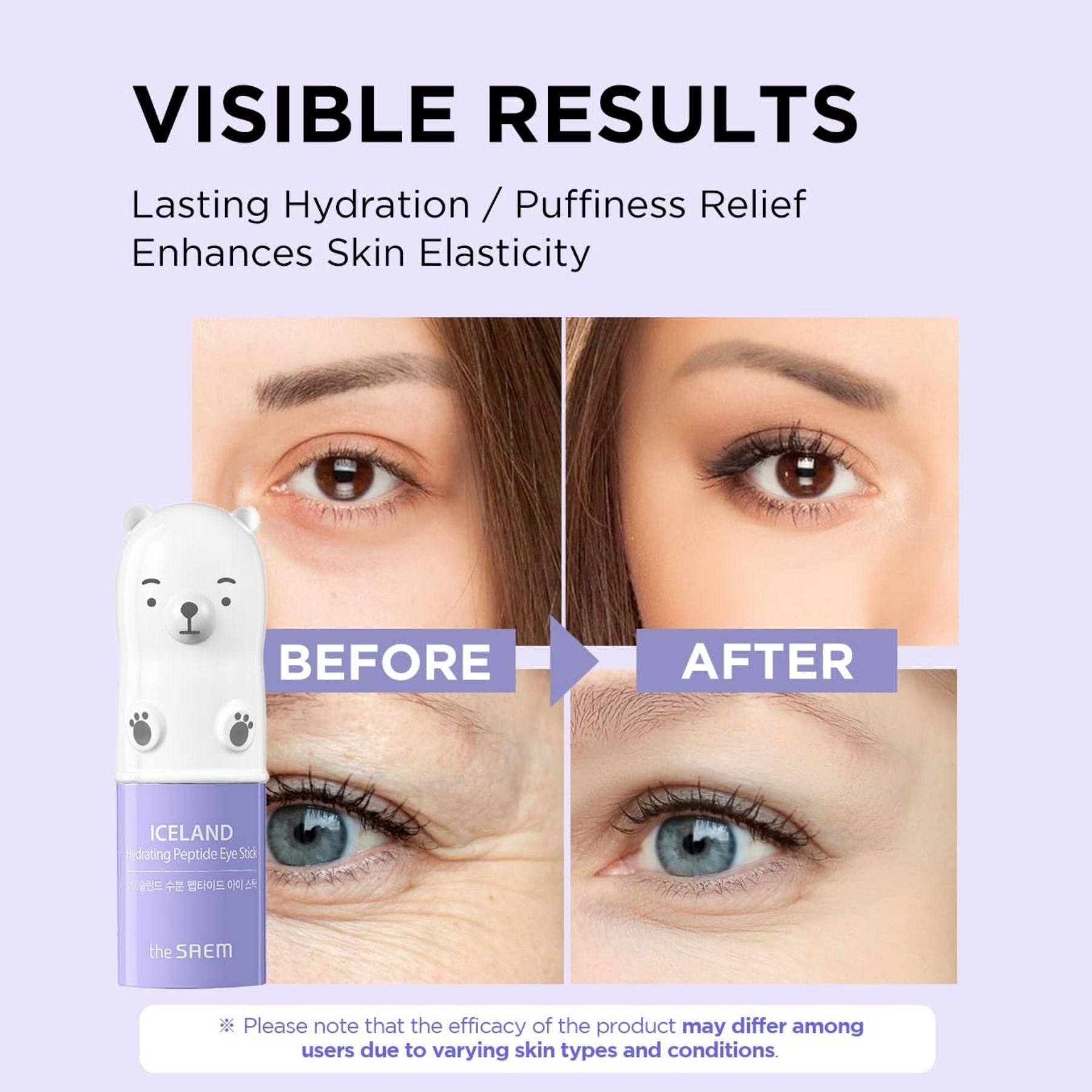 The Saem Iceland Hydrating Peptide Eye Stick – Multi-Use Peptide Moisture Balm 7g