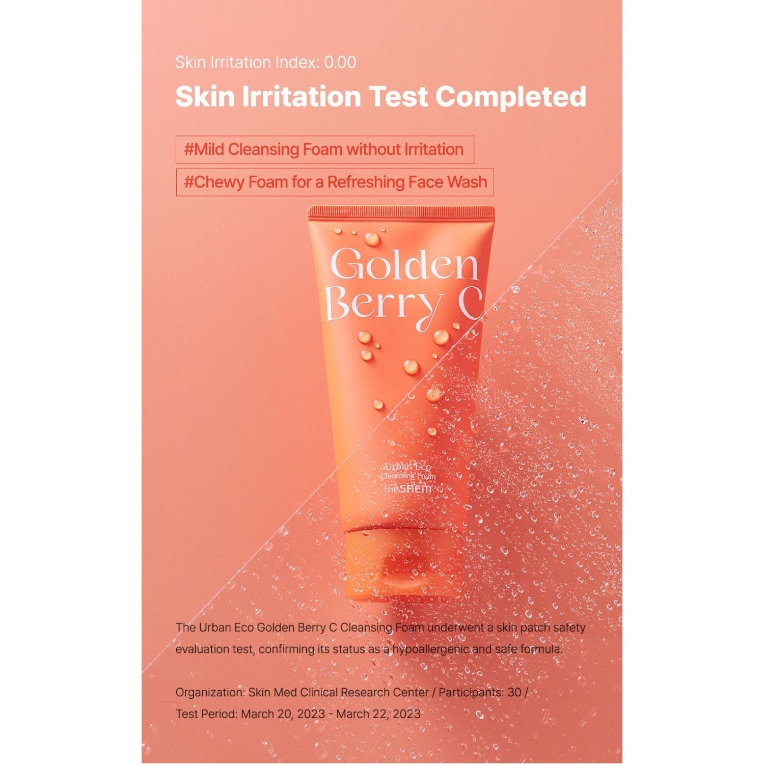 The Saem Urban Eco Golden Berry C Cleansing Foam – Brightening Face Wash 150ml