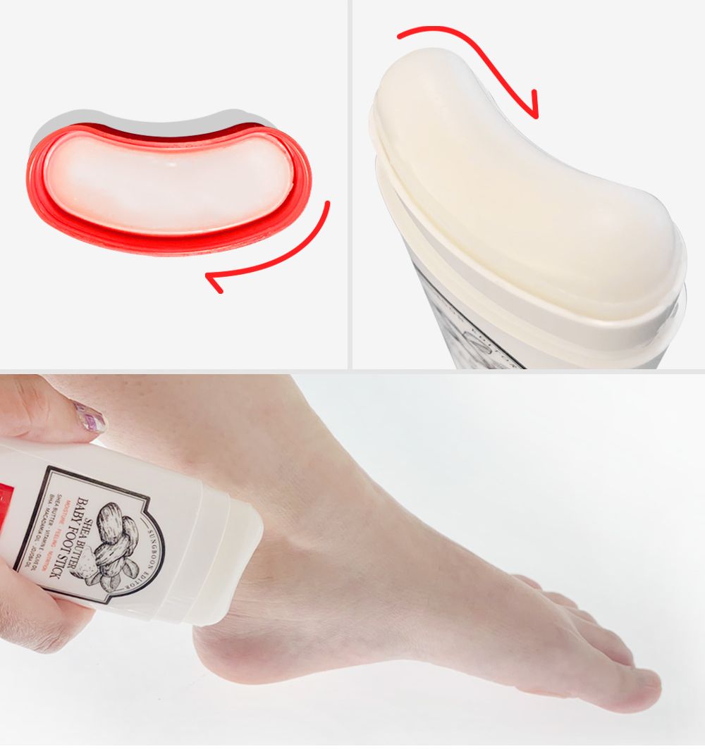 Sungboon Editor Shea Butter Baby Foot Stick 40ml Heel Balm