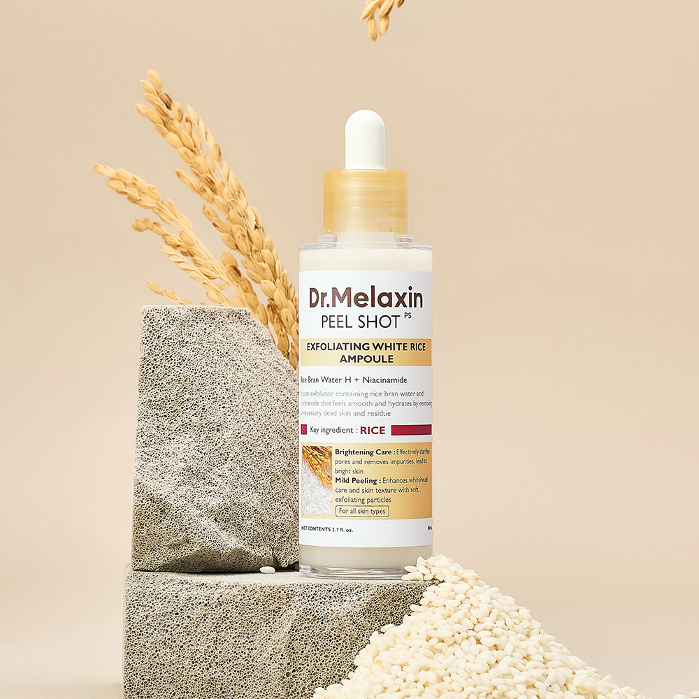Dr.Melaxin Peel Shot Exfoliating White Rice Ampoule, 80 ml - Dr.Melaxin K-Beauty view 2