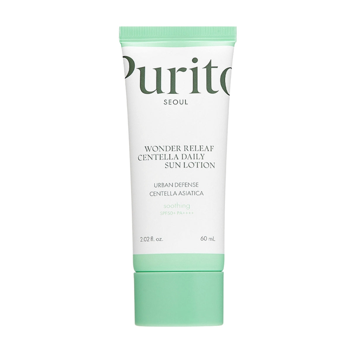 Purito Seoul Wonder Releaf Centella Daily Sun Lotion SPF50+ PA++++, 60 ml / 2.02 fl oz