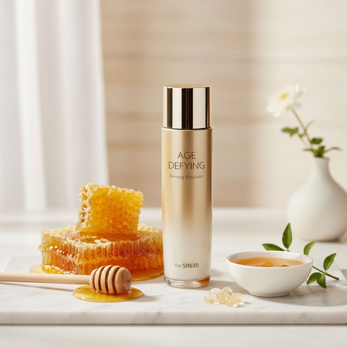 The Saem Age-Defying Firming Emulsion – Royal Jelly Anti-Aging Moisturizer