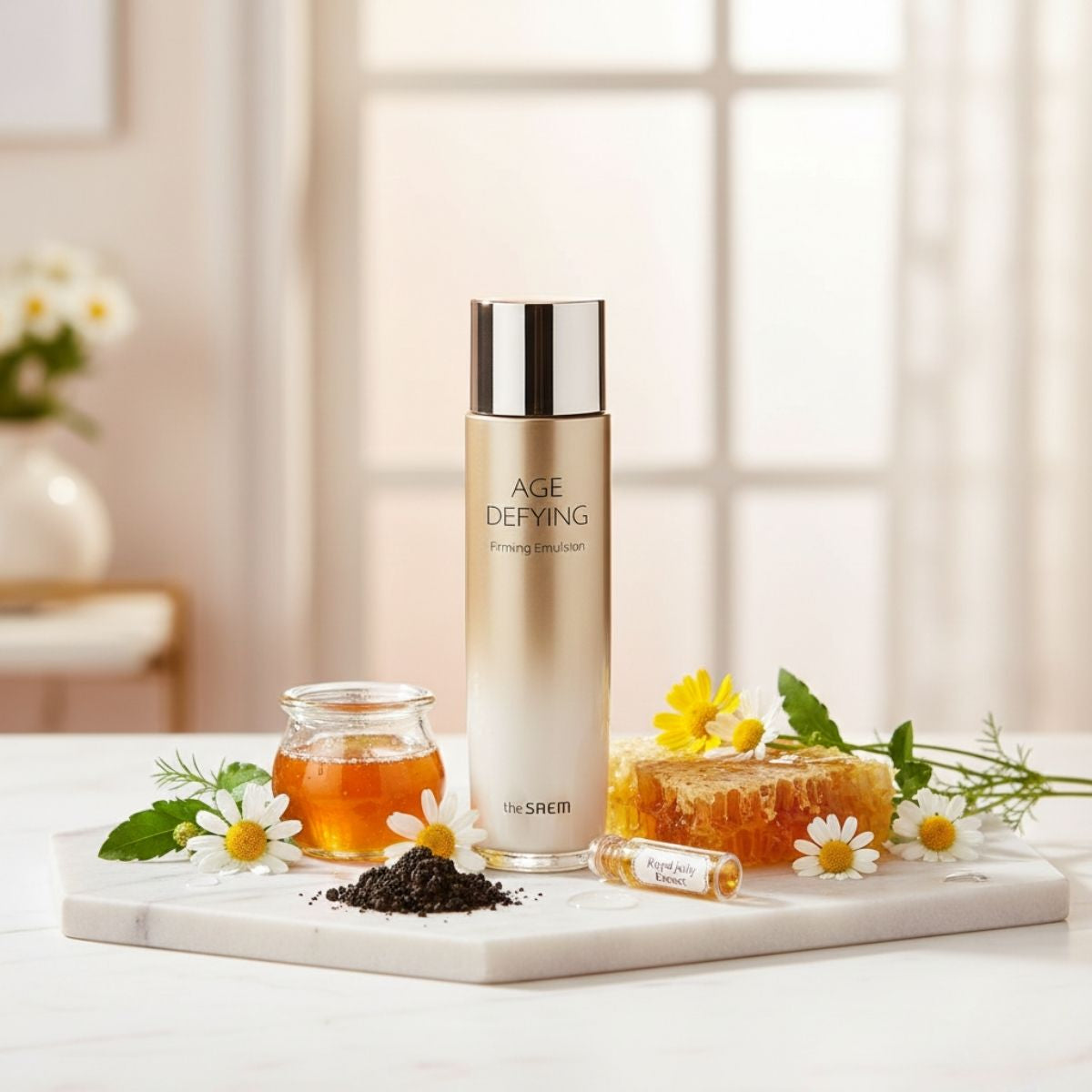 The Saem Age-Defying Firming Emulsion – Royal Jelly Anti-Aging Moisturizer