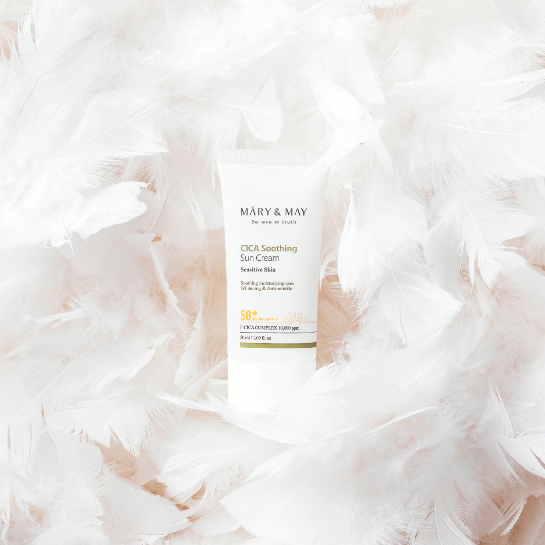 Mary & May Cica Soothing Sun Cream SPF50+ PA++++ (50 mL)