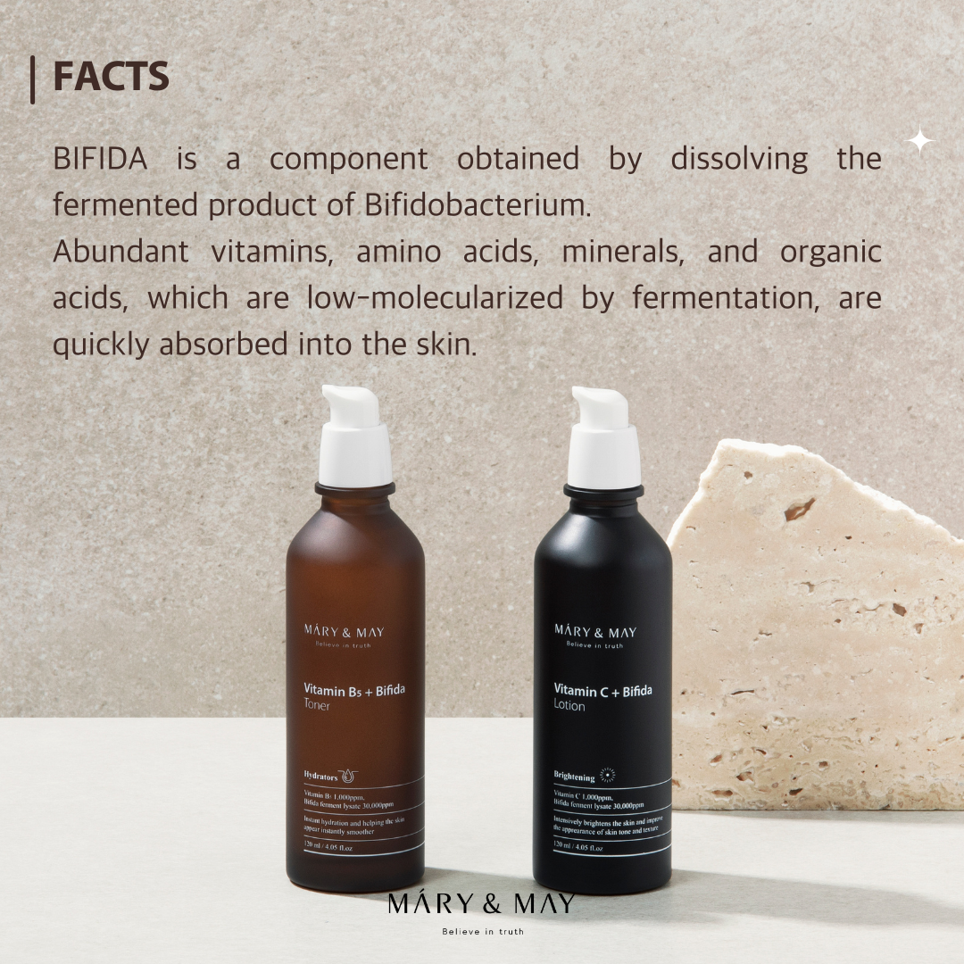 Mary & May Vitamin B5 + Bifida Toner – 120 mL Hydrating & Barrier-Repair Facial Toner