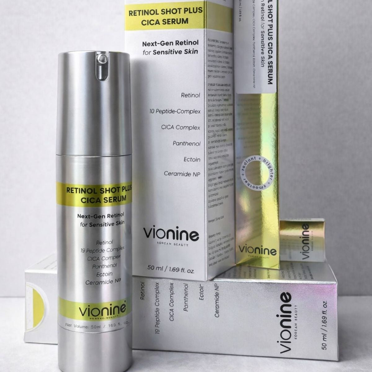 Vionine Retinol MicroShot™ Plus Cica Serum 50 mlx2 Pcs