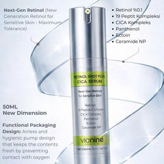 Vionine Retinol MicroShot™ Plus Cica Serum 50 mlx2 Pcs