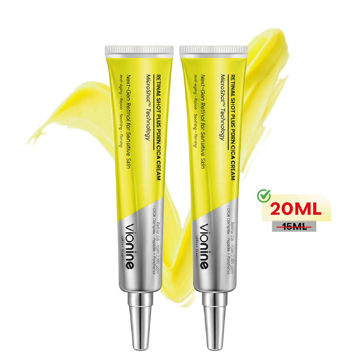 Vionine Retinal Shot Plus PDRN Cica Cream 20 mlx2 Pcs