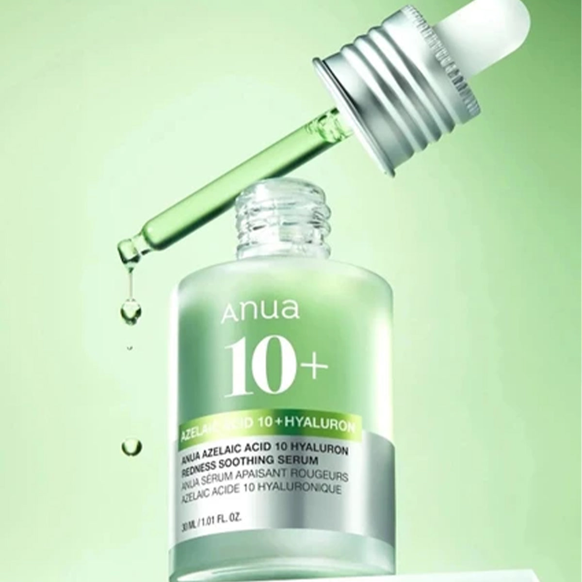 Anua Azelaic Acid 10 Hyaluron Redness Soothing Serum 30ml in use