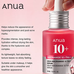Anua Niacinamide 10% + TXA 4% Dark Spot Correcting Serum, 30 ml / 1.01 fl oz