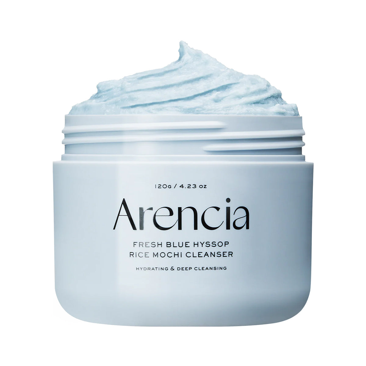 Arencia Blue Hyssop Rice Mochi Cleanser, 120 g
