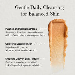 Arencia Calendula Rice Mochi Cleanser, 120 g
