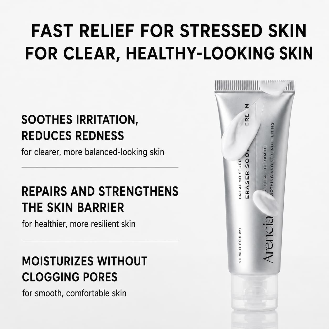 Arencia Eraser Soothing Cream, 50 ml