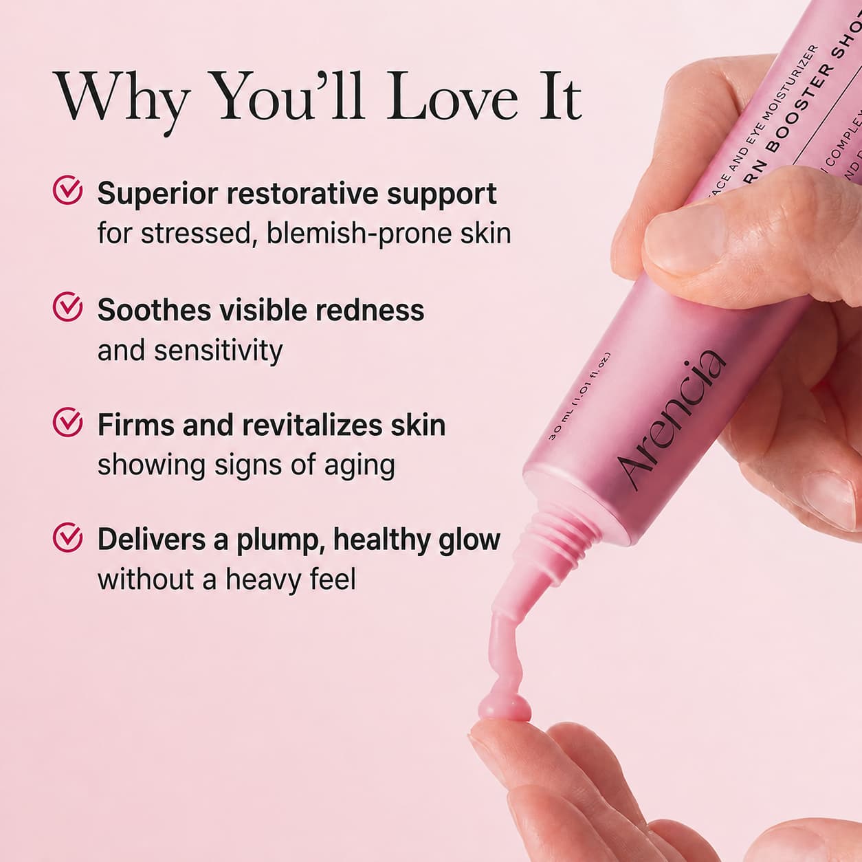 Arencia PDRN Booster Shot, Recovery Serum, 30 ml