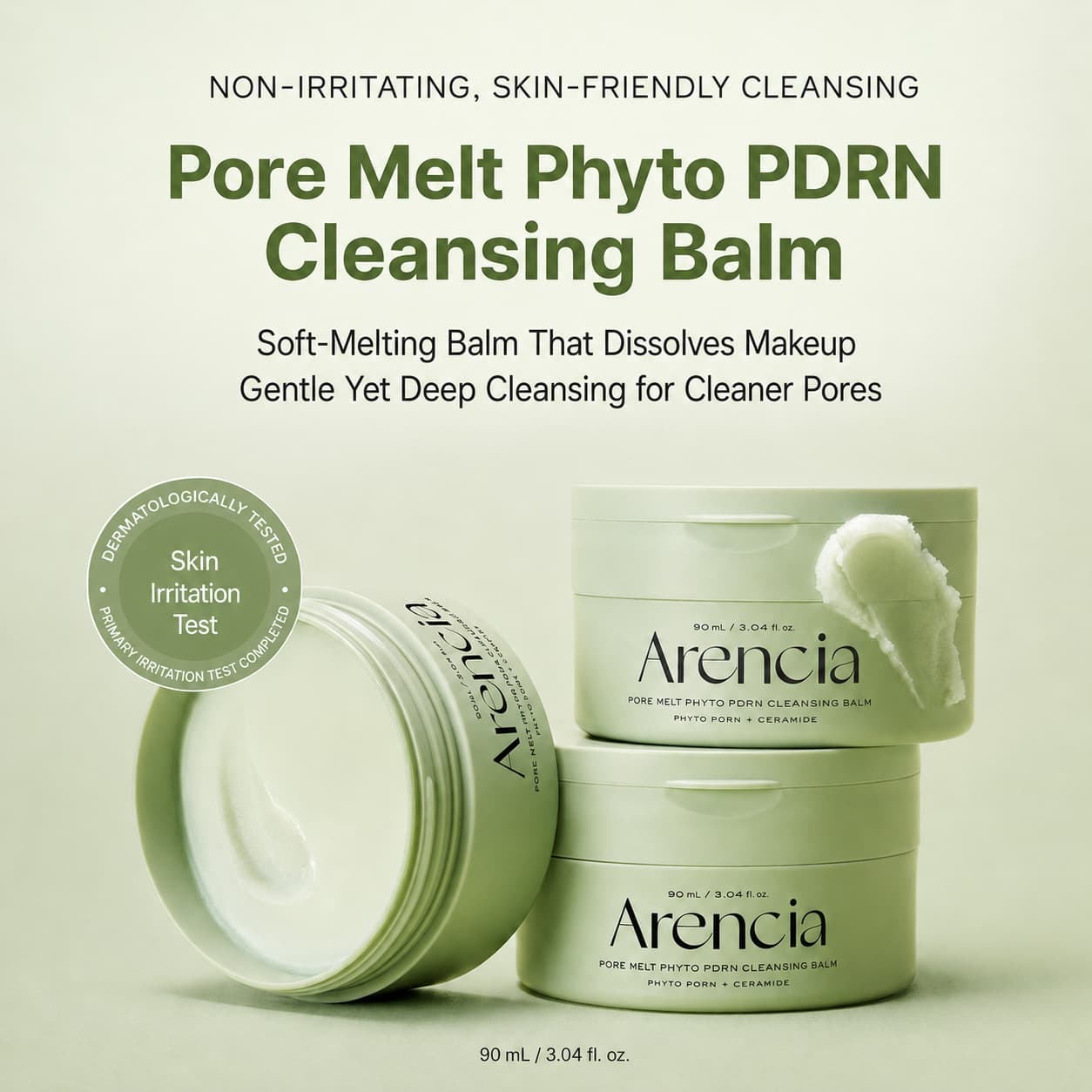 Arencia Pore Melt Phyto PDRN Cleansing Balm, 90 ml