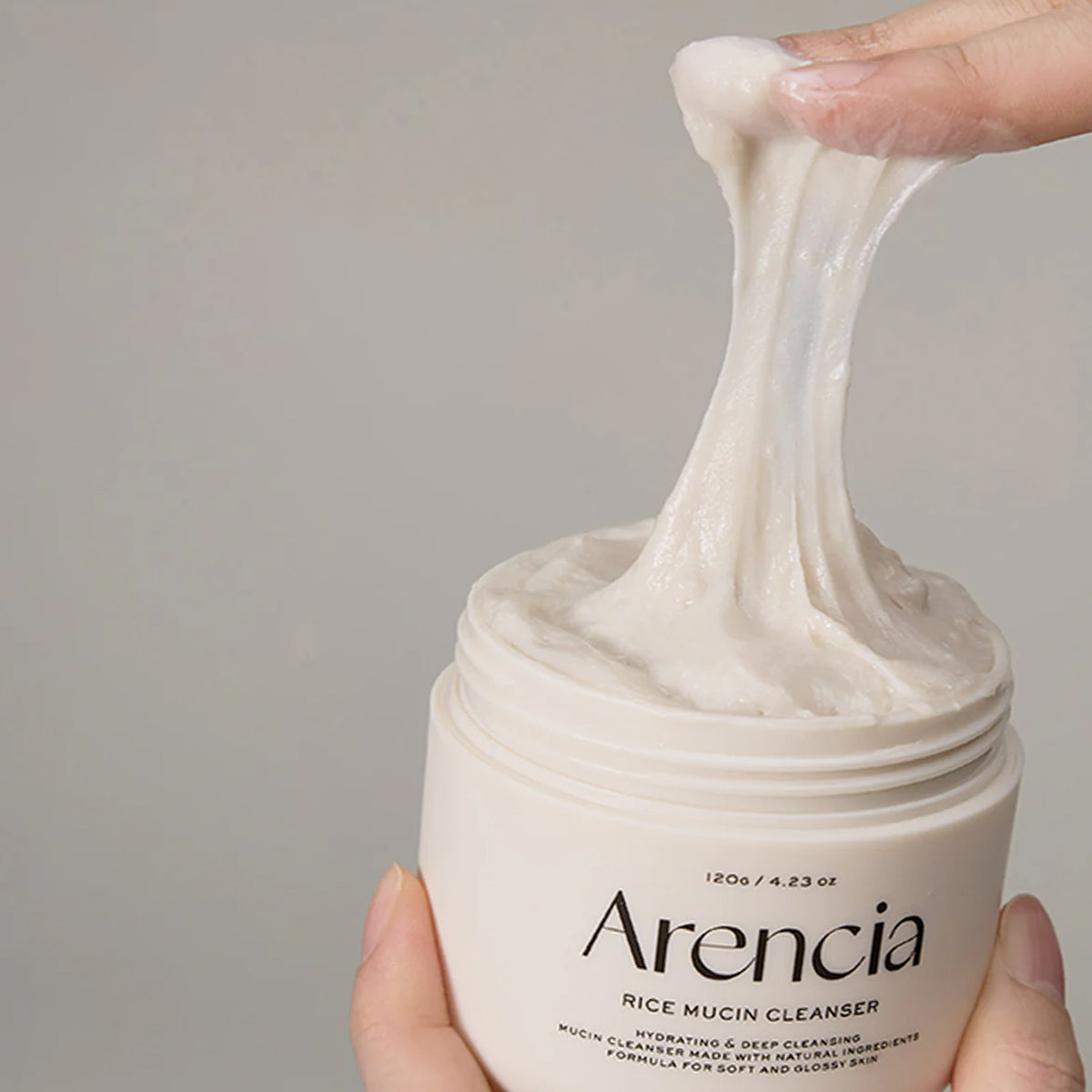 Arencia Rice Mucin Cleanser, 120 g - Arencia K-Beauty view 4