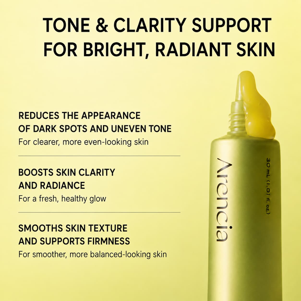 Arencia Vitamin C Booster Shot Brightening Serum, 30 ml / 1.01 fl oz