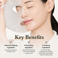 Dr.Althea 345 Relief Cream Mask, 4 Sheets