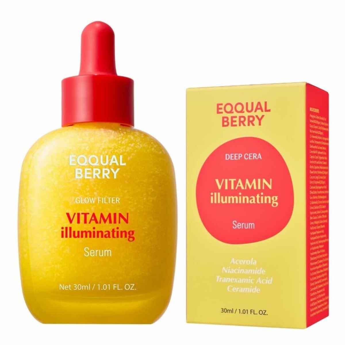 Eqqualberry Vitamin Illuminating Serum, 30 ml / 1.01 fl oz