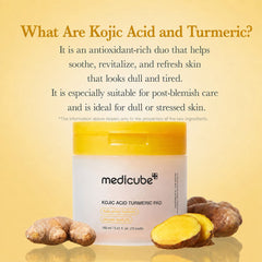 Medicube Kojic Acid Turmeric Toner Pad, 70 Pads