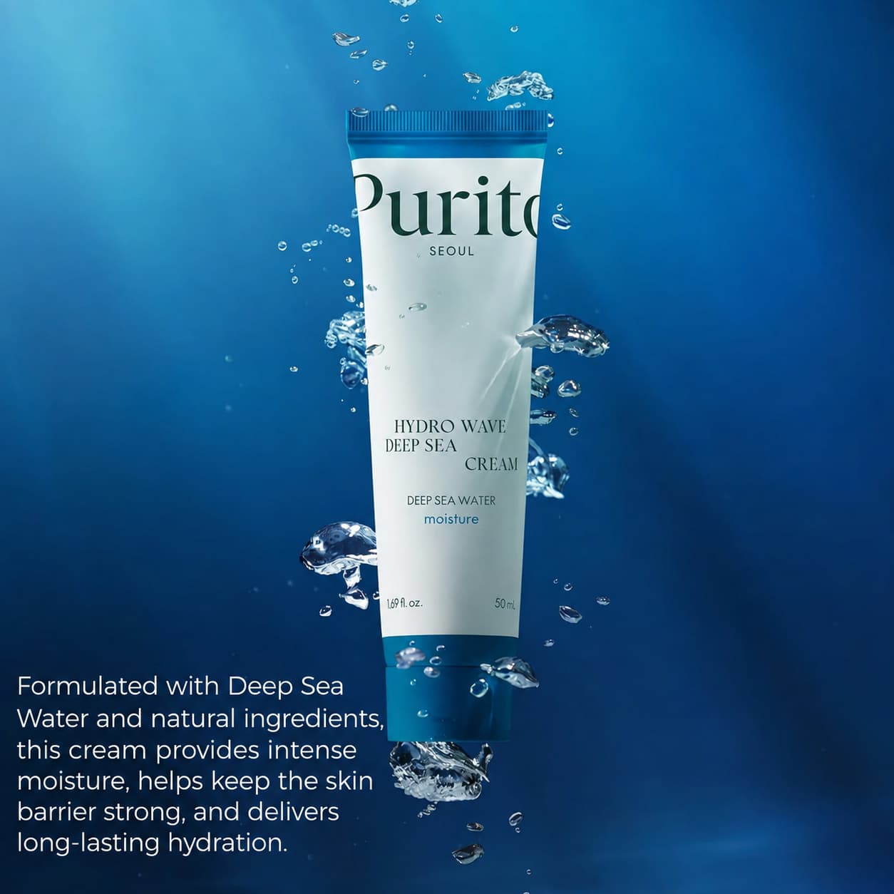 Purito Hydro Wave Deep Sea Cream, 50 ml