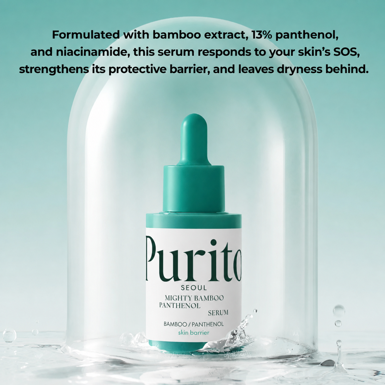 Purito Mighty Bamboo Panthenol Serum, 30 ml