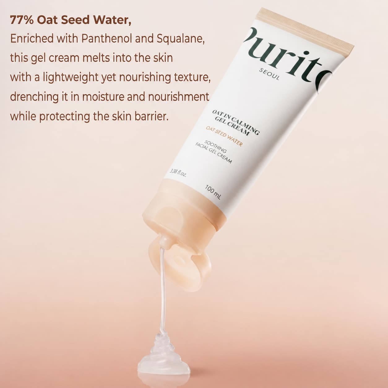 Purito Oat-in Calming Gel Cream, 100 ml