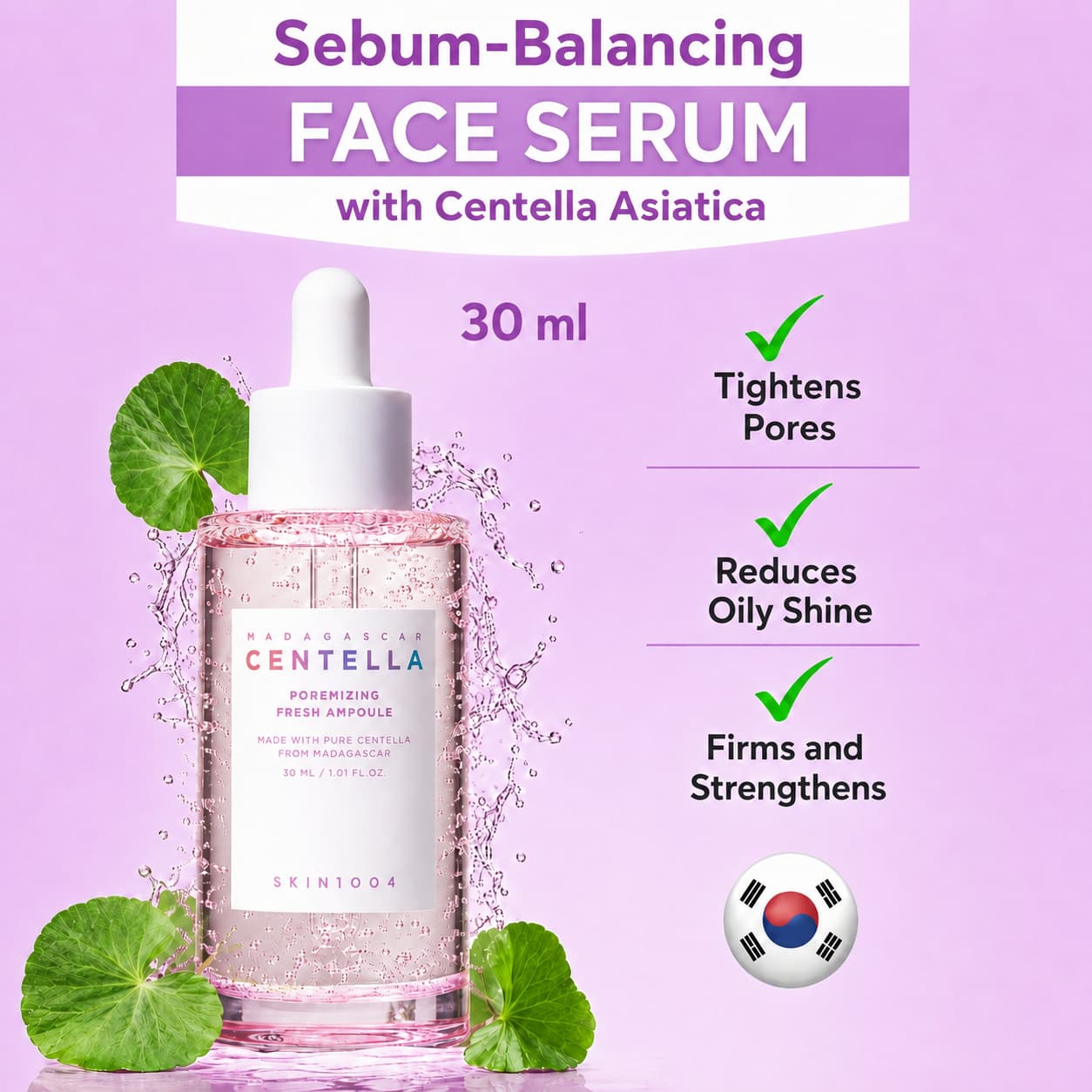 SKIN1004 Madagascar Centella Poremizing Fresh Ampoule, 30 ml
