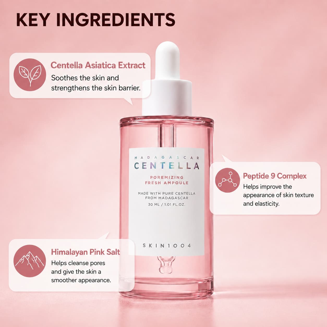 SKIN1004 Madagascar Centella Poremizing Fresh Ampoule, 30 ml