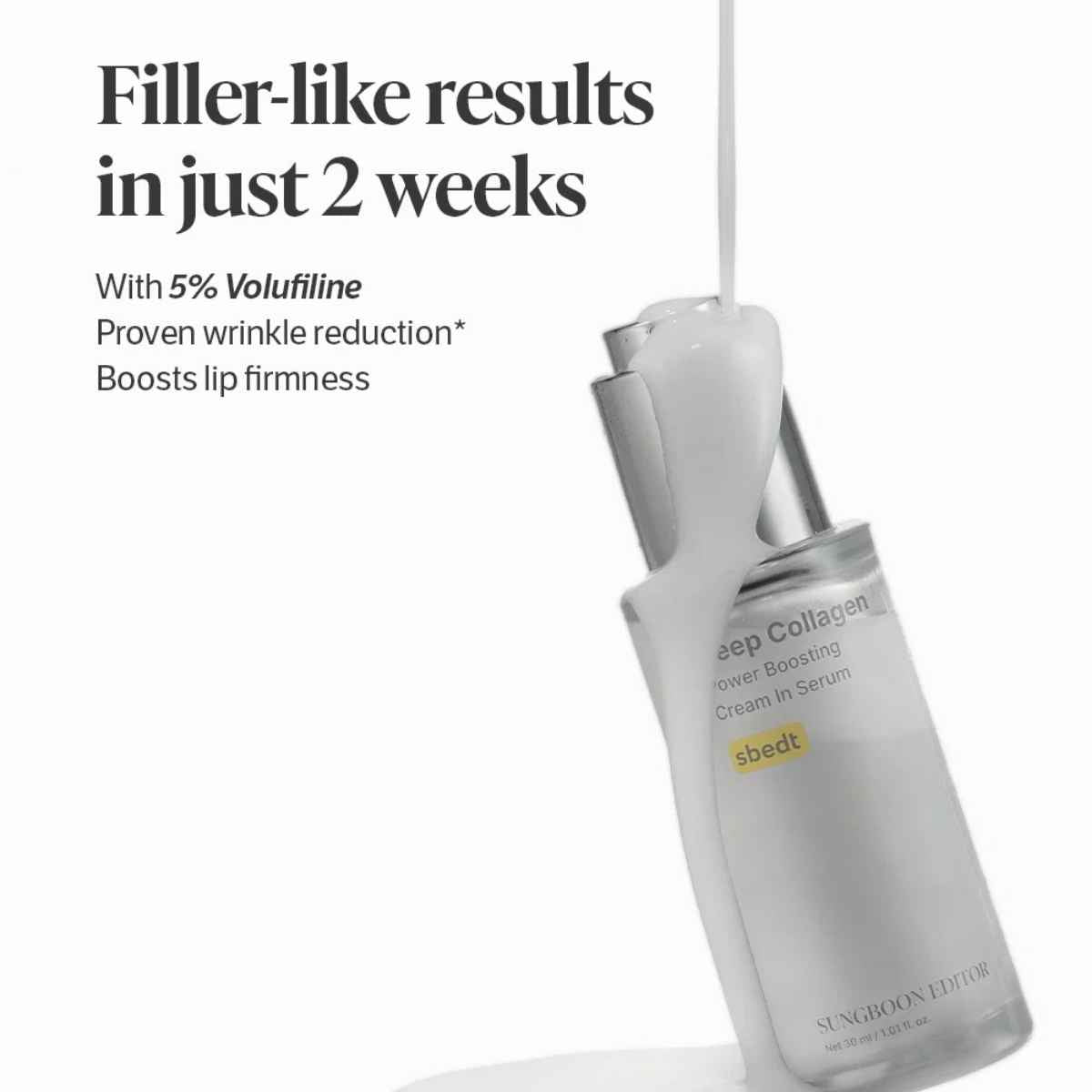 Sungboon Editor Deep Collagen Power Boosting Cream In Serum, 40 ml / 1.35 fl oz