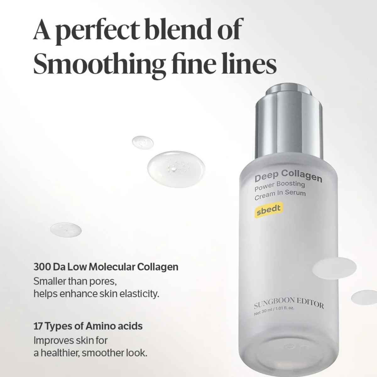 Sungboon Editor Deep Collagen Power Boosting Cream In Serum, 40 ml / 1.35 fl oz