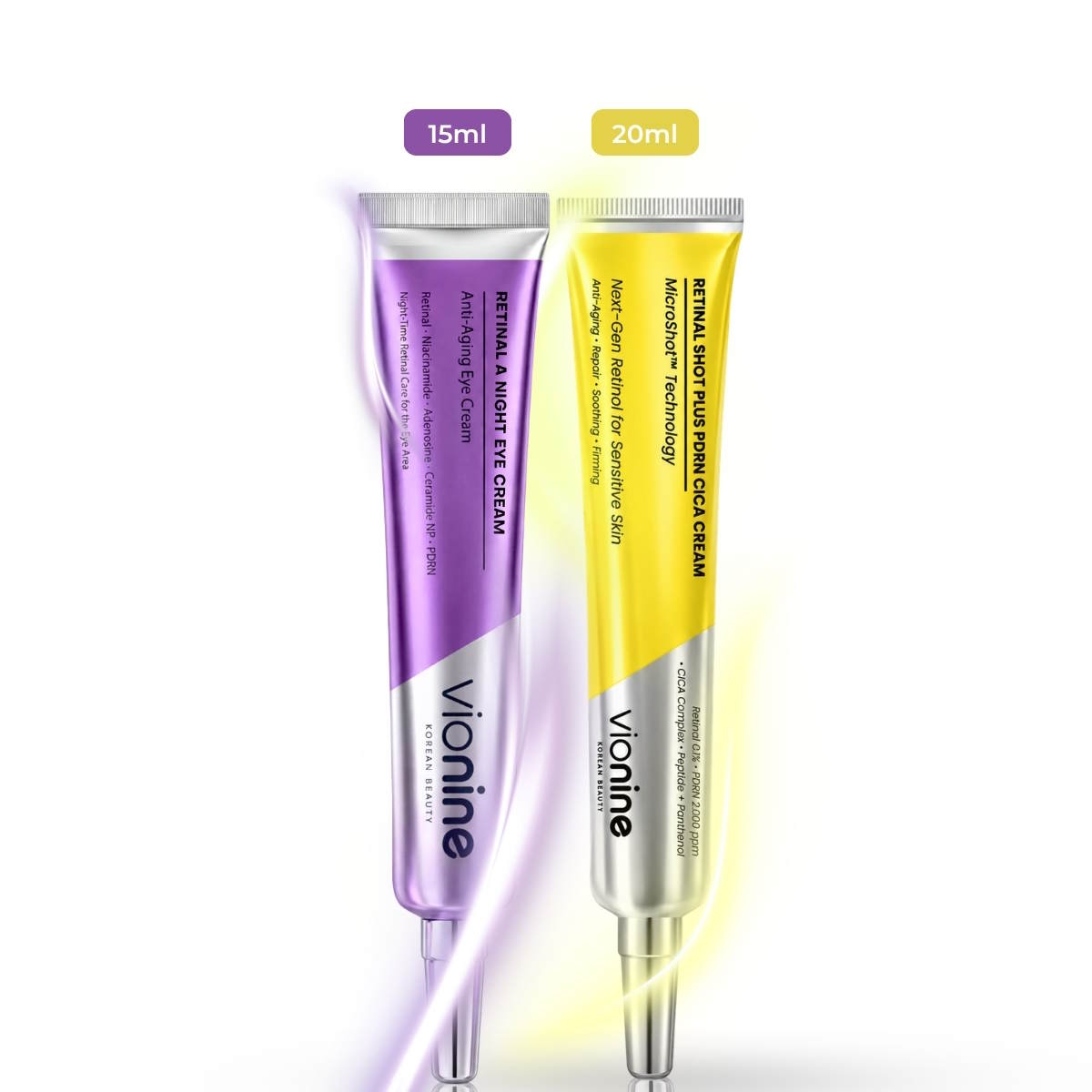 Vionine Night Care Duo Set (Cream Set) | Retinal Face Cream + Retinal Eye Cream