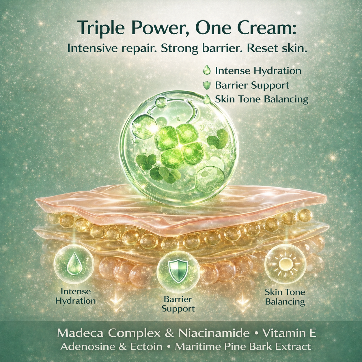 Vionine TIMELOCK Madeca Repair Cream (view 4)