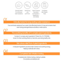 The Saem Eco Earth Waterproof Face & Body Sunscreen SPF50+ 100g