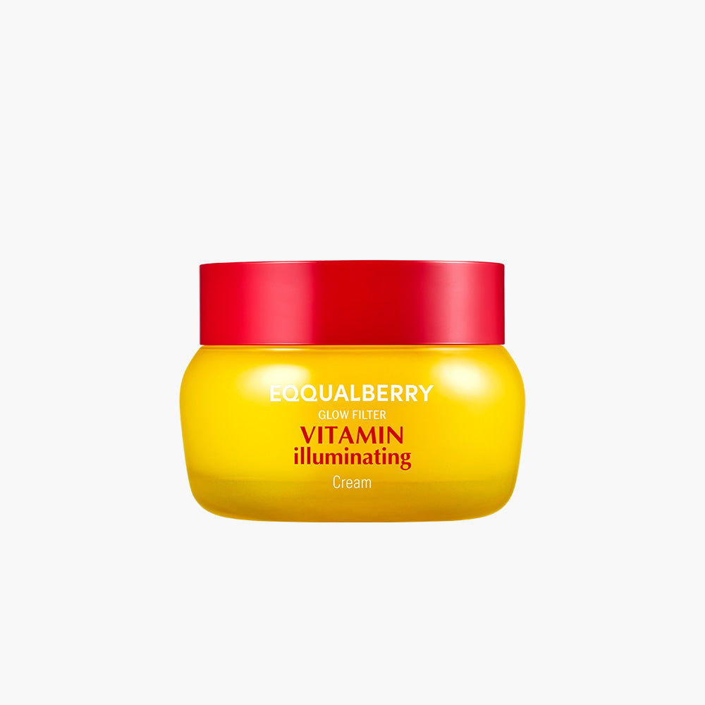 Eqqualberry Vitamin Illuminating Cream, Vitamin C & 5% Niacinamide + 3% TXA, 50 ml / 1.69 fl oz