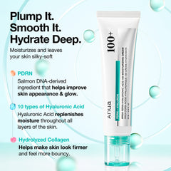Anua PDRN Hyaluronic Acid 100 Moisture Cream, 60 ml / 2.02 fl oz - Anua K-Beauty view 3