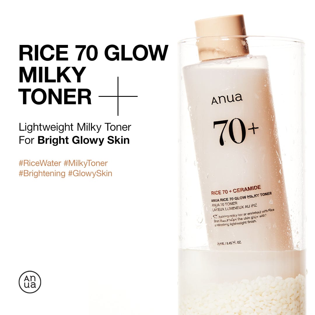 Anua Rice 70 Glow Milky Toner, 250 ml / 8.45 fl oz - Anua K-Beauty view 2
