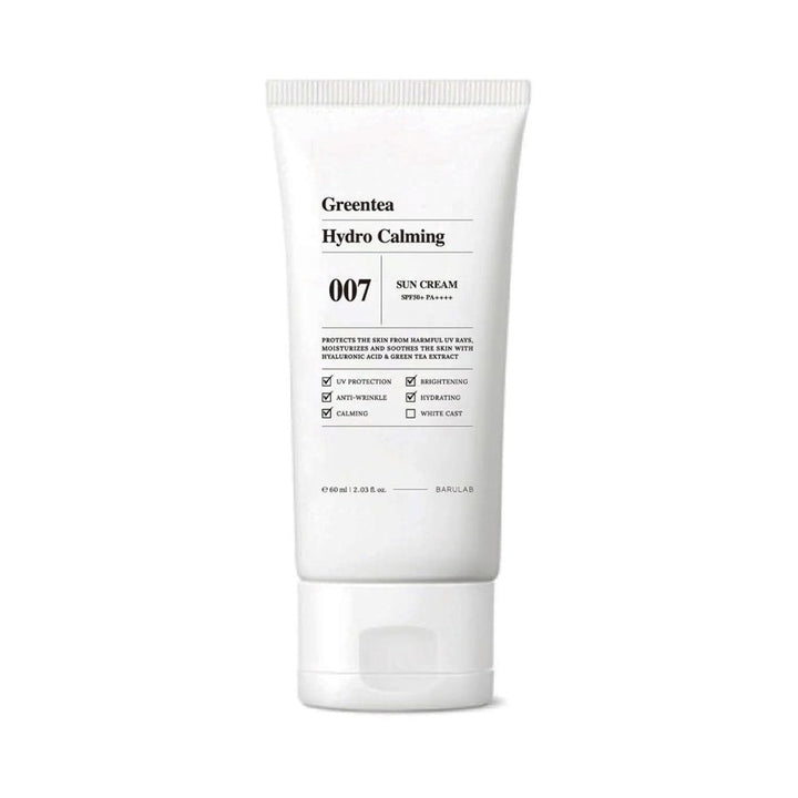 Barulab Greentea Hydro Calming Sun Cream - Yeşil Çaylı Güneş Kremi 60ml - BARULAB - Vionine